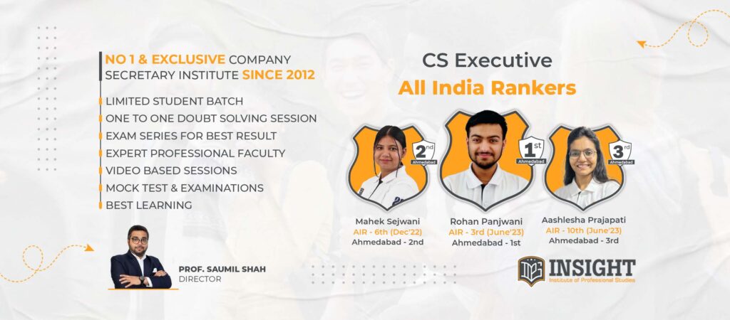 CS Coaching in Gujarat - Insight Institute